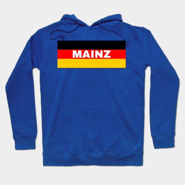 Mainz City in German Flag Hoodie by aybe7elf